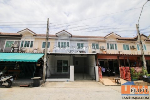 ขายทาวน์เฮ้าส์ 2 ชั้น พฤกษาวิลล์ 34 เพชรเกษม 110 หนองแขม บางแค อยู่ถนนเมน รีโนเวทใหม่ หน้าบ้านเป็นสวนไม่ชนใคร 25.4 ตร.ว