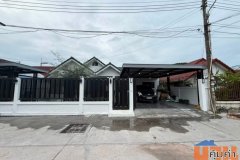 ขายบ้านเดี่ยวชั้นเดียว พัทยา หนองปรือ 3 ห้องนอน รีโนเวทใหม่ 60 ตร.ว. ใกล้ถนนเลียบทางรถไฟ และมอเตอร์เวย์
