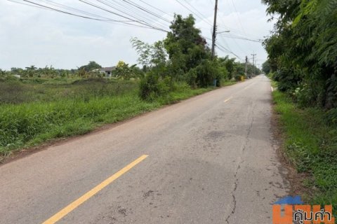 ขายที่ดินเปล่าแปลงสวย ทำเลดี ด้านหน้าติดถนน ด้านหลังติดคลอง อำเภอบางคล้า จังหวัดฉะเชิงเทรา