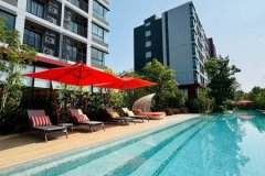 Dcondo Vivid Rangsit ใกล้ ม.กรุงเทพ พร้อมอยู่ Fully Furnished แต่งครบ โทร 065-4496399