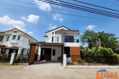 ขายบ้านรีโนเวทใหม่ โครงการ นันทวัน วงแหวน-รัตนาธิเบศร์ (Nantawan Wongwaen-Rattanathibet) เนื้อที่กว้าง 74 ตร.ว.