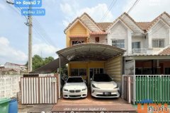 ขาย!! ทาวน์เฮ้าส์ หมู่บ้านรัชธานี7 สายไหม23/1 (หลังริม ขนาด 32 ตร.ว.) สภาพดีพร้อมเข้าอยู่ สายไหม กทม. : Ratchathanee 7