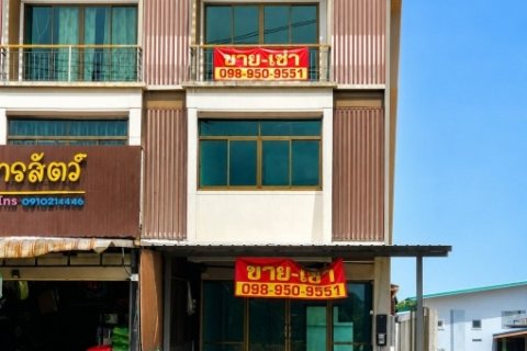 ขายอาคารพาณิชย์ 3 ชั้น บ้านเกาะ อ.เมือง สมุทรสาคร ติดถนนใหญ่สวนส้ม พร้อมอยู่ เหมาะค้าขาย