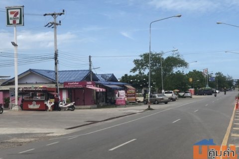 ขายที่ดินพร้อมห้องพัก 30 ห้อง,ปั๊มน้ำมัน และ7-11 ใกล้ทะเล หาดเจ้าสำราญ! อำเภอเมืองเพชรบุรี เพชรบุรีเหลือเพียง 40 ล้านบาท