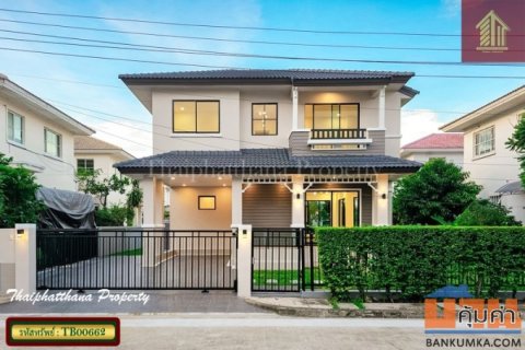 บ้านเดี่ยวแต่งสวยที่สุด มัณฑนา ปิ่นเกล้า-พระราม 5 ทำเลทองติดถนนใหญ่ นครอินทร์-พระราม 5