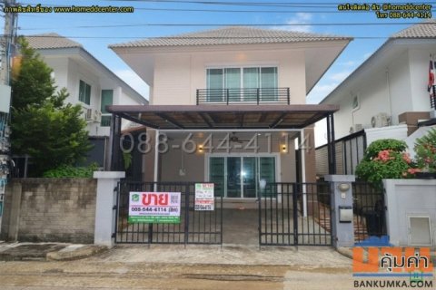 ขายบ้านเดี่ยว ย่านบางพลี บางนา ม.บ้านริมสวน ซีนเนอรี บางนา สุวรรณภูมิ ทำเลเชื่อมต่อ เทพารักษ์ ทางด่วน