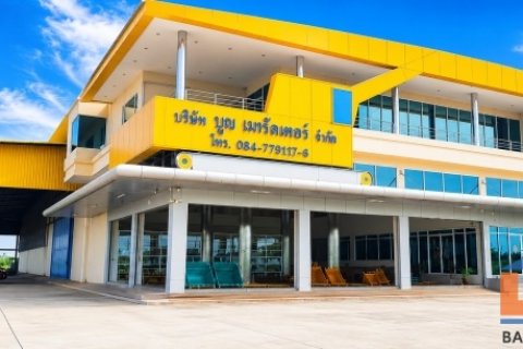 ขายที่ดินพร้อมสิ่งปลูกสร้าง 34 ไร่ อัมพวา สมุทรสงคราม ติดถนนพระราม 2 พร้อมใบอนุญาตโรงงาน