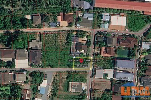 ขายที่ดิน ซอยสุขาภิบาล 10 สามพราน นครปฐม เนื้อที่ 89 ตร.ว. แปลงมุม