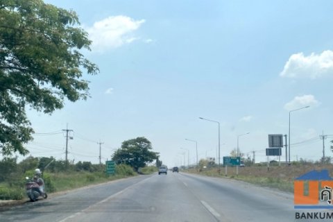 ขายที่ดิน 12 ไร่ครึ่ง ติดถนนสายปทุมธานี-บางปะหัน ( 347 )
