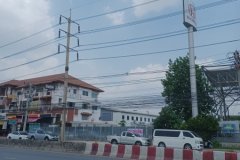 ขายที่ดินเปล่า 3ไร่ 90ตรว. ติดถ.ติวานนท์ ติดโชว์รูมฮอนด้าบ้านใหม่ ปทุมธานี