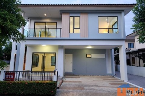 ขายบ้านเดี่ยว 2 ชั้น หมู่บ้านธนาวิลเลจ 2 พระราม 5-บางใหญ่ นนทบุรี