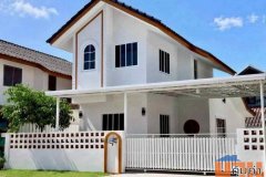 บ้านเดี่ยวสองชั้น โครงการบ้านขวัญเวียง ต.สันผักหวาน อ.หางดง จ.เชียงใหม่