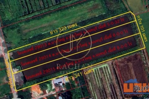 B69-304 ขายด่วน ที่ดินเปล่า ผังสีเขียว ราคาต่ำกว่าตลาด เนื้อที่ 21-0-32 ไร่ ขนาดกว้าง 105 เมตร ความลึก 341 เมตร