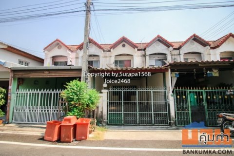 ให้เช่า ทาวน์เฮ้าส์ 2 ชั้น 18 ตร.ว หมู่บ้าน ธารทอง 2 บางบัวทอง วัดลาดปลาดุก 18 ตร.ว หน้าบ้านลึก ต่อเติมแล้ว