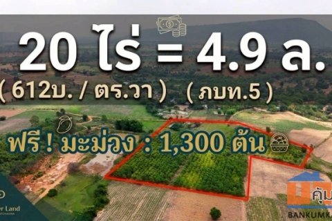 ขายที่ดินทางเลือก (ภบท5) ราคาจับต้องง่าย. ( 612บ./ ตร.วา ) ( 20 ไร่. : 4.9 ล้าน ) | ซื้อขาย เปลี่ยนชื่อได้ : พื้นที่. ปล