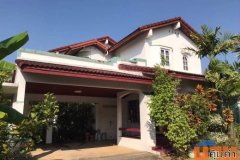 บ้านในโครงการ Palm Spring หนองหอย ใกล้โรงเรียนวารี สนามบิน 5 นาที เชียงใหม่