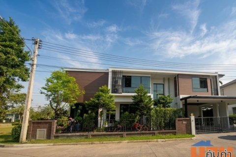 ขาย/ให้เช่าบ้านเดี่ยวหลังมุม THE GRAND พระราม 2 วิวสวน-ทะเลสาบ Built-in ทั้งหลัง พร้อมเข้าอยู่