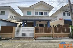 ขายบ้านแฝด ทำเลดี ต่อเติมพร้อมอยู่ โครงการบุรีรมย์ เทพารักษ์  - สุวรรณภูมิ