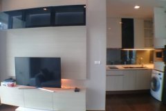 Q asoke MRTเพชรบุรี 2 Bed 1 bath ชั้น 34 เฟอร์ครบ มีระเบียง วิวเมืองสวยไม่บล็อค