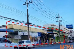 ขายที่ดินพร้อมสิ่งปลูกสร้างเชิงพาณิชย์ 3 งาน 67.50 ตร.ว. ใจกลางย่านธุรกิจ ติดถนนพัฒนาการคูขวาง