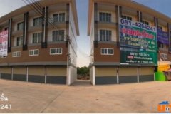 ให้เช่าหรือขายอาคารพาณิชย์ 4 ชั้น โครงการทรัพย์รุ่งเรือง ติดถนนพระราม 2 กม. 36+800 ตำบลบางกระเจ้า สมุทรสาคร