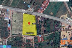 #ขายที่ดิน ต.วังเย็น อ.บางคล้า จ.ฉะเชิงเทรา ใกล้สี่แยกทุ่งสะเดา แปลงยาว เพียง 500 เมตร