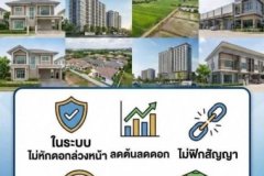 รับจำนอง อสังหาฯ & รีไฟแนนซ์ อนุมัติไว  วงเงินสูง รับทั่วประเทศ