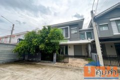 บ้านแฝด คาซ่า เพรสโต้ ปิ่นเกล้า-วงแหวน บ้านหลังมุม ต่อเติมครบ พร้อมอยู่