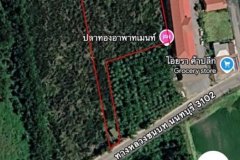 ขายที่ดิน 2 ไร่ 1งาน 20 ตรว. (920 ตรว.) มี 3 โฉนด ติดถนนหลวงพ่อวิหาร หมู่ 6 ต.บ้านใหม่ อ.บางใหญ่ จ.นนทบุรี