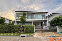 ขายบ้านเดี่ยว 2 ชั้น Centro Bangna-Wongwaen บ้านหลังริม 61.5 ตร.ว. 4 ห้องนอน 4 ห้องน้ำ พร้อมเฟอร์นิเจอร์ ย่านบางนา-ประเว