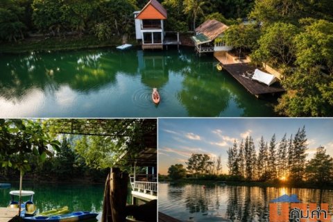 ขายที่ดินหายาก! 21 ไร่เศษ พร้อมสวนผลไม้ แหล่งน้ำธรรมชาติ และบ้าน 10 หลัง