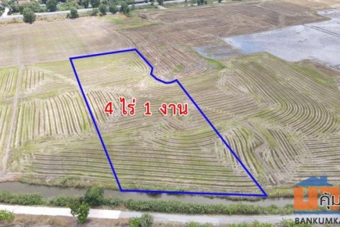 ขายที่ดินเปล่า ที่นา ติดถนน บางไทร อยุธยา