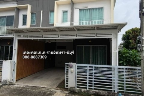 ขาย.ทาวน์เฮ้าส์ 2 ชั้น (มุม) ม.เดอะคอนเนค22   เนื้อที่ 21.40 ตร.วา ติดถนนสุวินทวงศ์  มีนบุรี