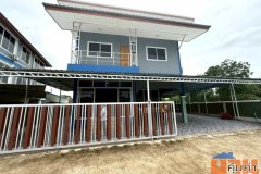ให้เช่า บ้านเดี่ยว HS087 บ้านใหม่ พร้อมเฟอร์ มีแอร์ทุกห้อง บ้านสวน ชลบุรี . 525 ตรม 67 ตรว ทำเลดี เดินทางสะดวก ใกล้โลตั