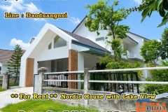 #Nordic House with Lake View @Eastern Star Golf Course Ban Chang