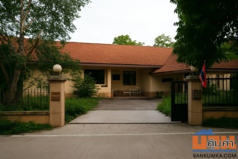 ขายบ้านเดี่ยวชั้นเดียวพร้อมที่ดินบนพื้นที่ 1,100 ตร.ว. พื้นที่ใช้สอย 300 ตร.ม. มี 2 โฉนด ตำบลห้วยทราย แม่ริม เชียงใหม่