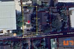 ขายที่ดิน 196 ตร.ว.พร้อมบ้านเดี่ยว 2 ชั้น ซอยปรีดีพนมยงค์ 37 (สุขุมวิท 71) แขวงพระโขนงเหนือ เขตวัฒนา กรุงเทพฯ ราคา