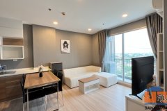 ขายคอนโด The Hotel Serviced Condo  ชั้น 16 วิวสวยโปร่ง พร้อมเฟอร์ครบทุกฟังก์ชัน ถ.รัตนาธิเบศร์ นนทบุรี