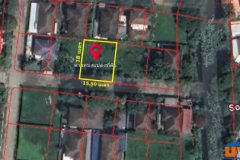 ขายที่ดินราคาถูก ต่ำกว่าราคาประเมิน ที่ดินถมแล้ว 70 ตรว. ในหมู่บ้าน มณีรินทร์ เลค & ลากูน ต.บ้านกลาง อ.เมืองปทุมธานี