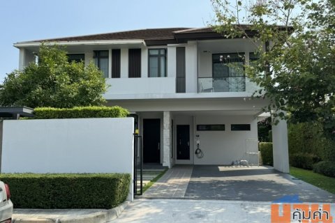 ขายบ้านเดี่ยว 2 ชั้น นันทวัน ปิ่นเกล้า-ราชพฤกษ์ พร้อมเข้าอยู่ ทำเลติดถนนใหญ่