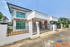 ให้เช่า บ้านเดี่ยว 2 ชั้น หมู่บ้าน สัมมากร รามคำแหง162-1 รามคำแหงราษฎร์พัฒนาร่มเกล้าตกแต่งพร้อมอยู่ ติดถนนรามคำแหง ใกล้ม