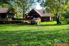 บ้านพักตากอากาศบ้านไม้ ติดลำธาร Private Nature House @ แก่งคอย สระบุรี โทร 083-5822221