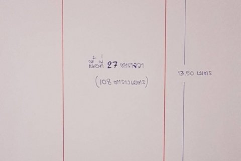 ขายที่ดินพร้อมสิ่งปลูกสร้างแปลงเล็ก 27 ตารางวา หรือ 108 ตารางเมตร  เหมาะสร้างบ้านที่พัก อาคารพาณิชย์ หรืออื่นๆ ทำเลดีมาก