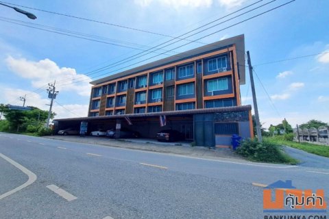 ขายอาคารพาณิชย์ และที่ดินเปล่า ติดถนนบ้านกล้วย-ไทรน้อย ใกล้ตลาดน้ำไทรน้อย นนทบุรี