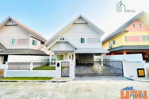 บ้านเดี่ยวหลังใหญ่ สไตล์อังกฤษ หมู่บ้านบริติชพาร์ค ทวีวัฒนา ใกล้สวนหลวง 2