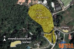 ขายที่ดินภูเก็ต ซอยยอดเสน่ห์ ใกล้วัดพระใหญ่ ที่เป็นเนินเขา 10 ไร่ 3 งาน 79.4 ตรว. วิวสวย
