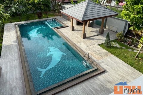 ขายบ้านเดี่ยว 2 ชั้น เนื้อที่ 400 ตร.ว. พร้อมสระว่ายน้ำส่วนตัว ใกล้สถานีรถไฟฟ้าแจ้งวัฒนะ 14 เพียง 1.5 กม.ใกล้โรงเรียนนาน