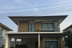 ขายบ้านเดี่ยว 2 ชั้น บุราสิริ ราชพฤกษ์-345 พร้อมอยู่ ทำเลดี ใกล้โรงเรียนนานาชาติ DBS และ SISB