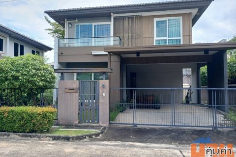 ขายบ้านเดี่ยว 2 ชั้น ม.มัณฑนา อ่อนนุช-วงแหวน 4 ประเวศ ทำเลดี เดินทางสะดวก ใกล้สำนักงานเขตประเวศ