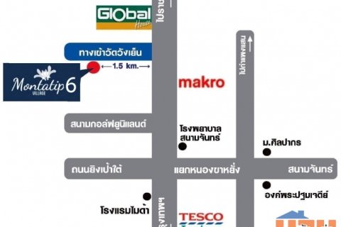 บ้านพร้อมอยู่ มณฑาทิพย์ 6 ทาวน์โฮม 2 ชั้น